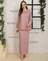 BAJU KURUNG KEDAH PESAK AUDRA (CARNATION PINK)